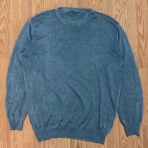 Crossley Men's Lightweight Sweater XL 100% Cotton Made in Italy